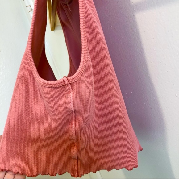 Free People Movement Courage Crop Top Red Clay Size Large. - Picture 10 of 16